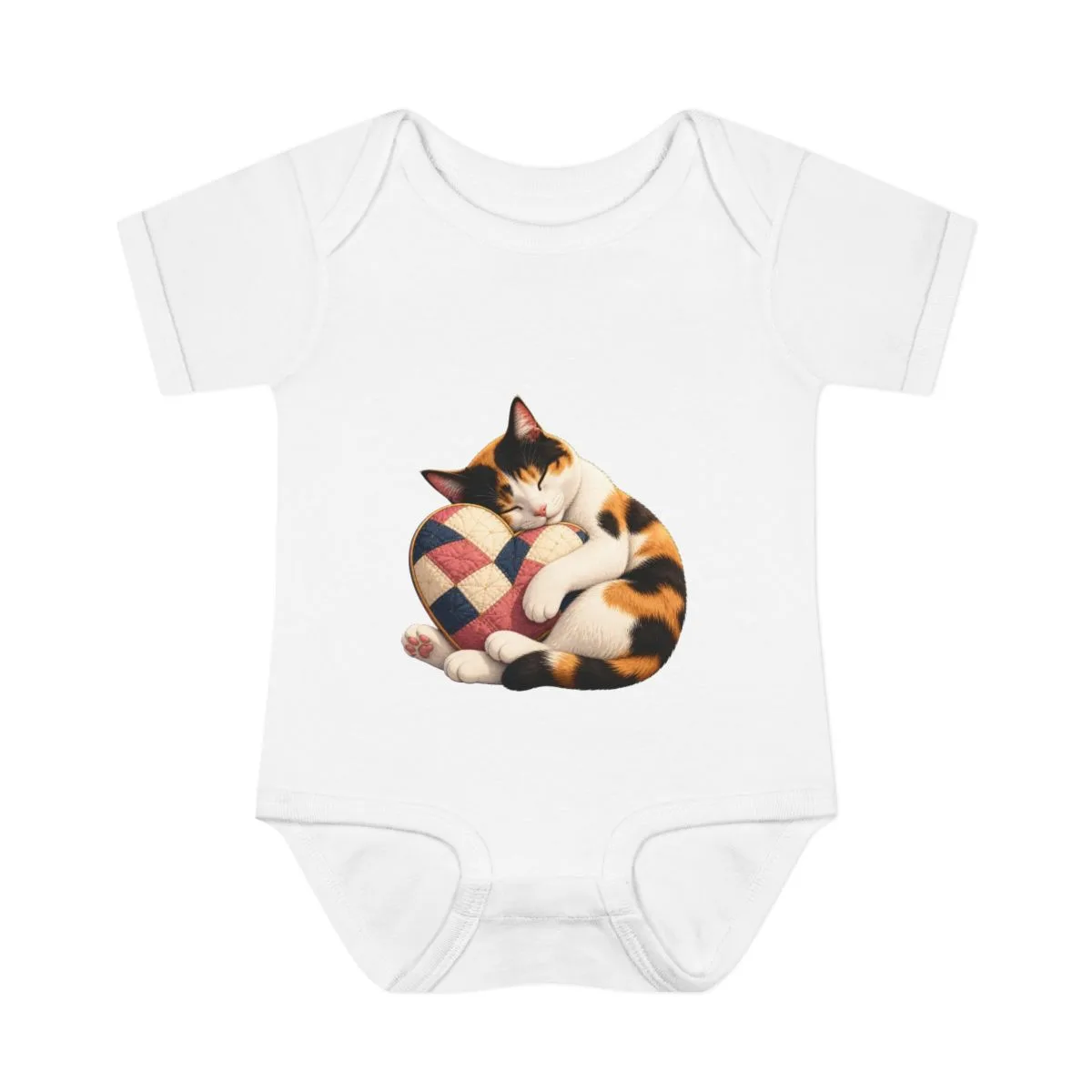 The bodysuit in White, with the SalchiLuna design printed on it
