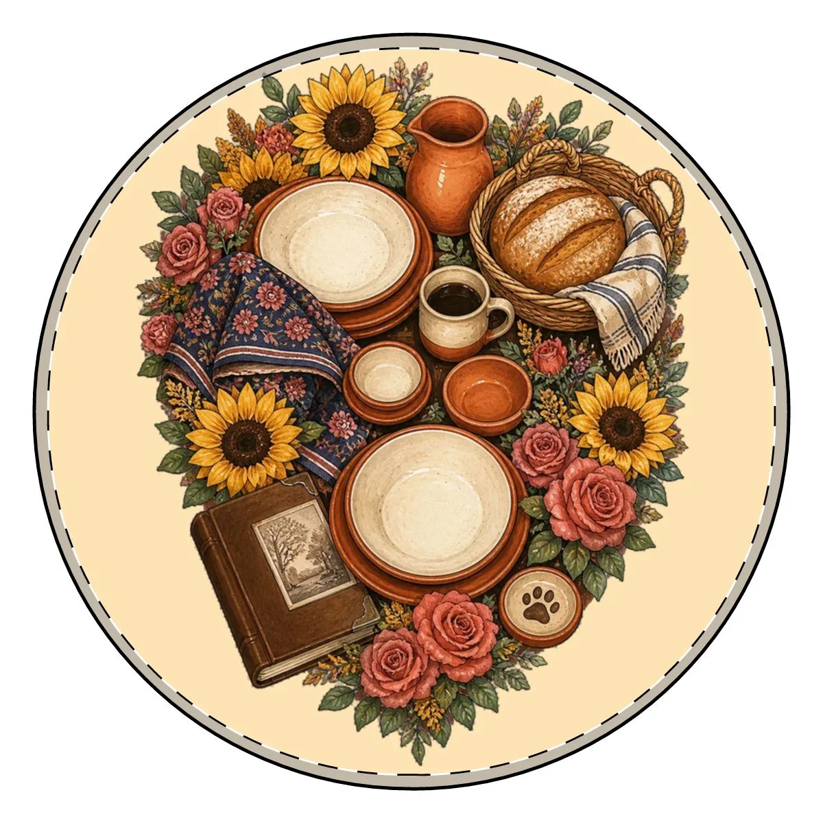 Family Table Picture Bracelet artwork preview