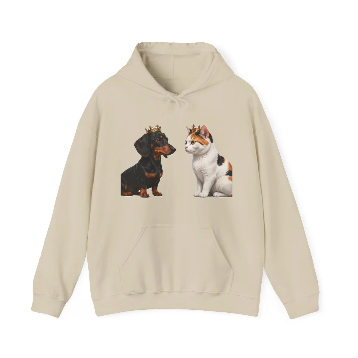 Luna and Bonnie facing each other down — the illustration printed on this hoodie